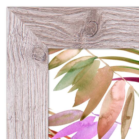 Bright Jungle Leaf Pattern Western Framed Print